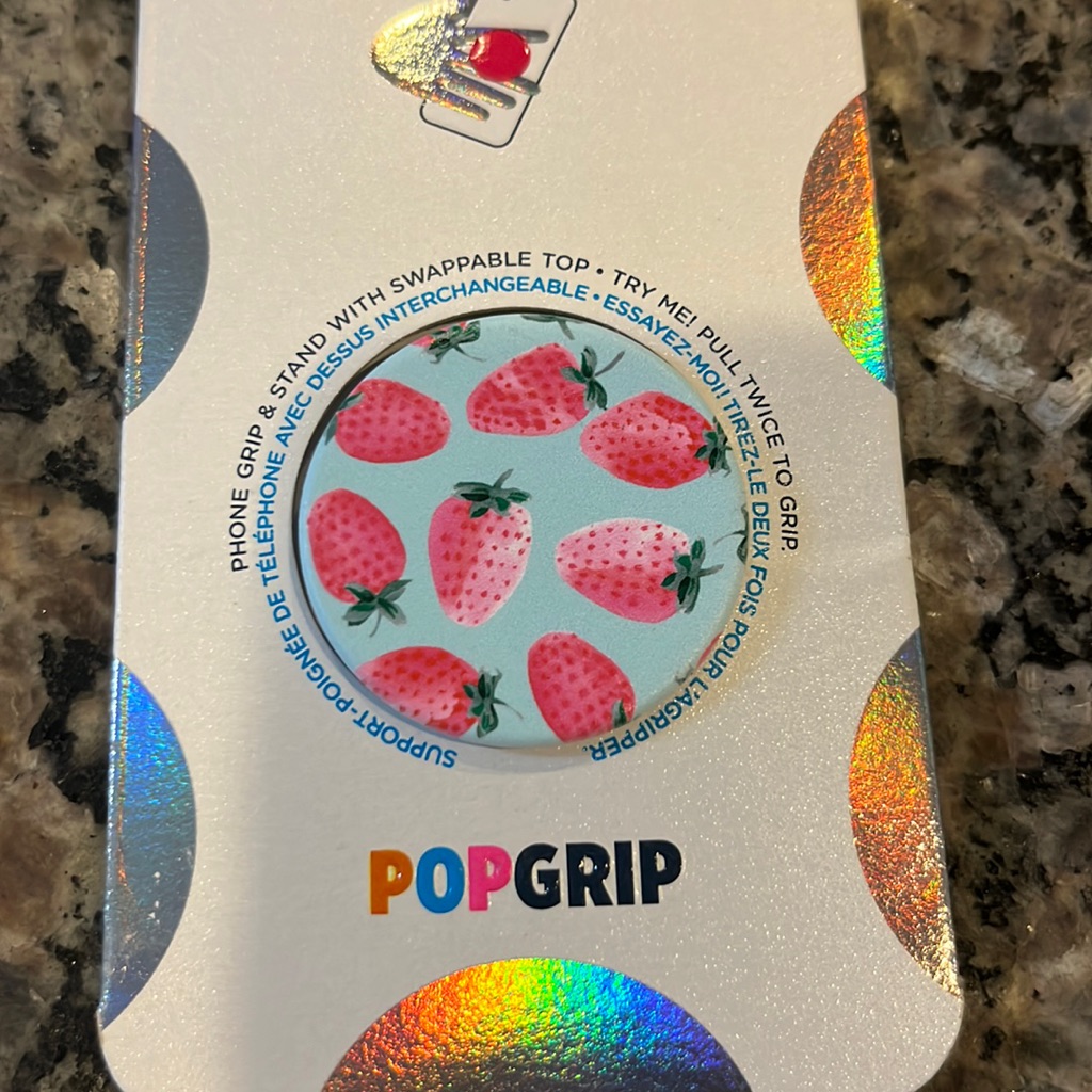 Strawberry Pop Socket